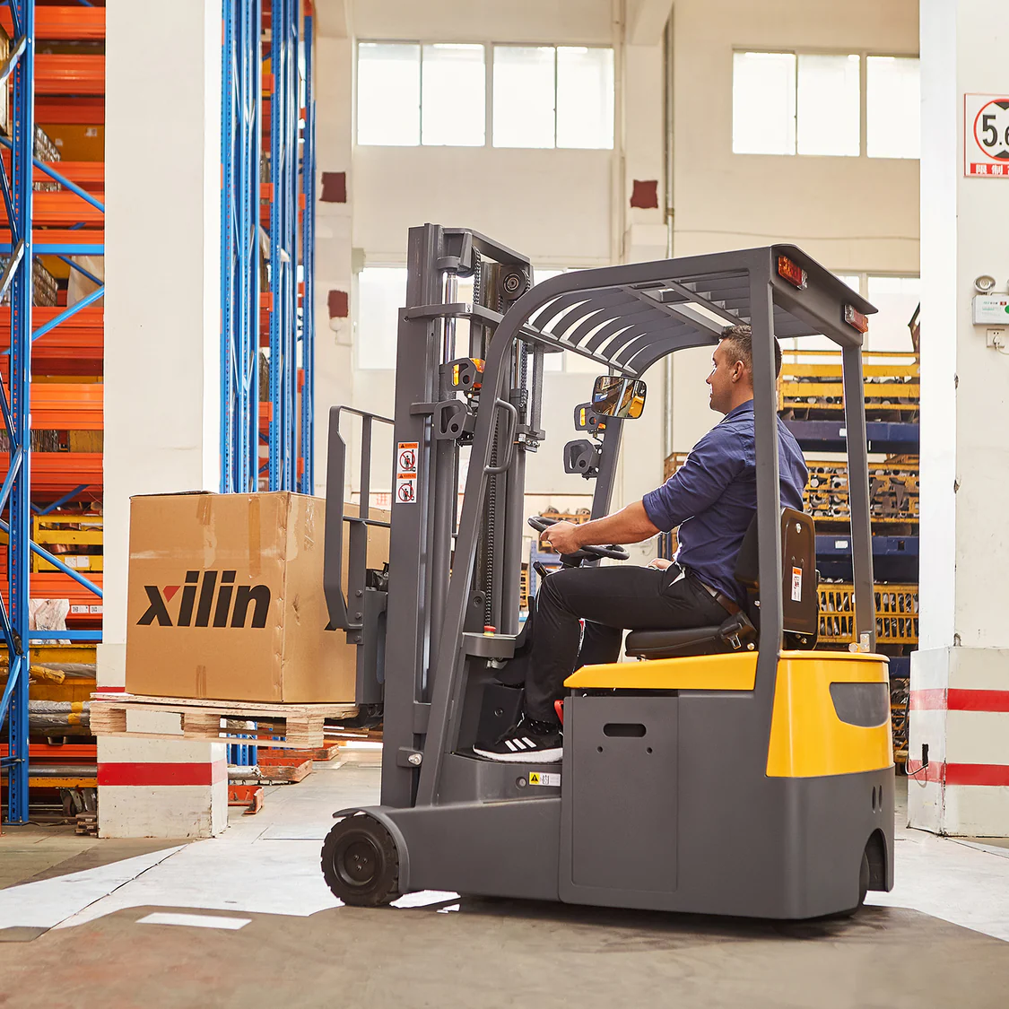 CPD15SE-Li-189 Electric Forklift – 3,300 lbs Capacity, 189